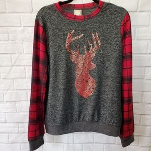 Christmas long sleeves top. L. NWT